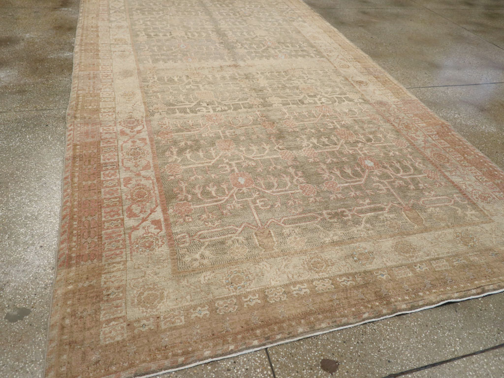 Antique East Turkestan Khotan Wide Gallery Runner, No.16928 - Staging