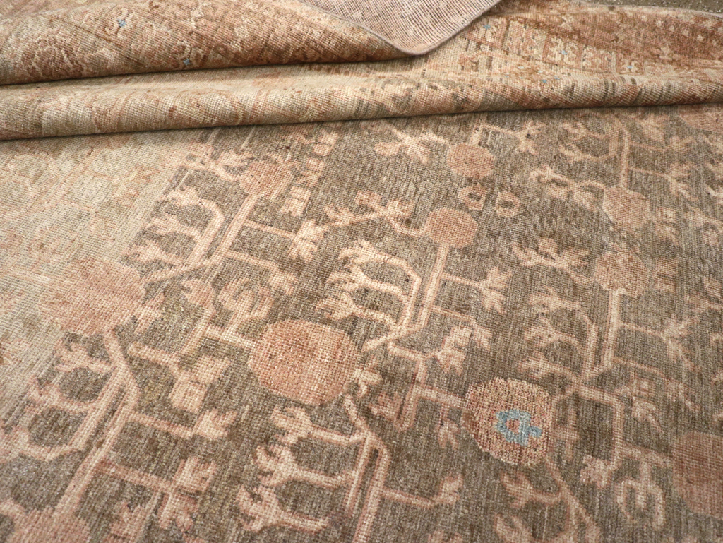 Antique East Turkestan Khotan Wide Gallery Runner, No.16928 - Staging