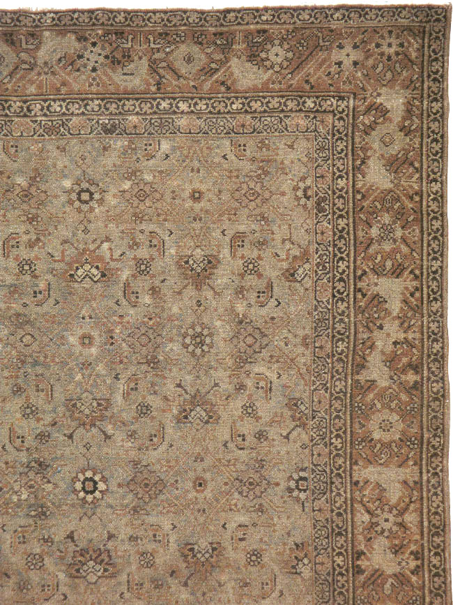 Antique Persian Malayer Gallery Carpet, No.16947 - Staging