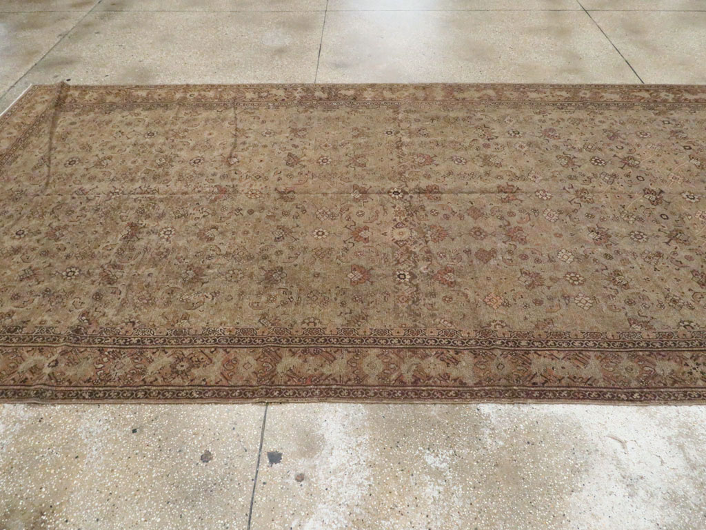 Antique Persian Malayer Gallery Carpet, No.16947 - Staging