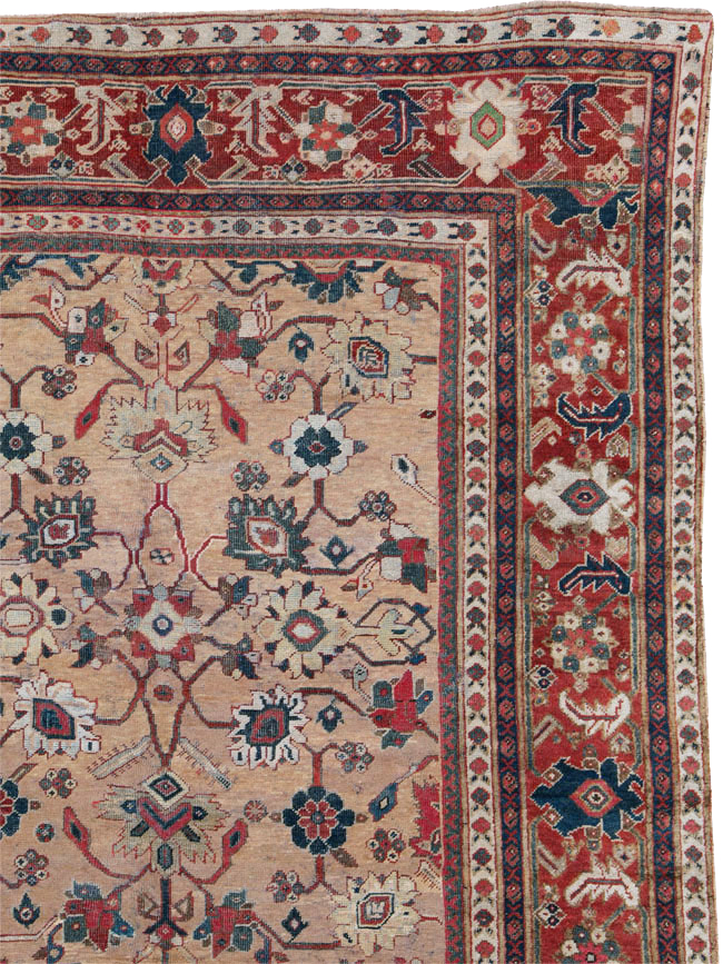Antique Persian Mahal Carpet, No.16950 - Staging