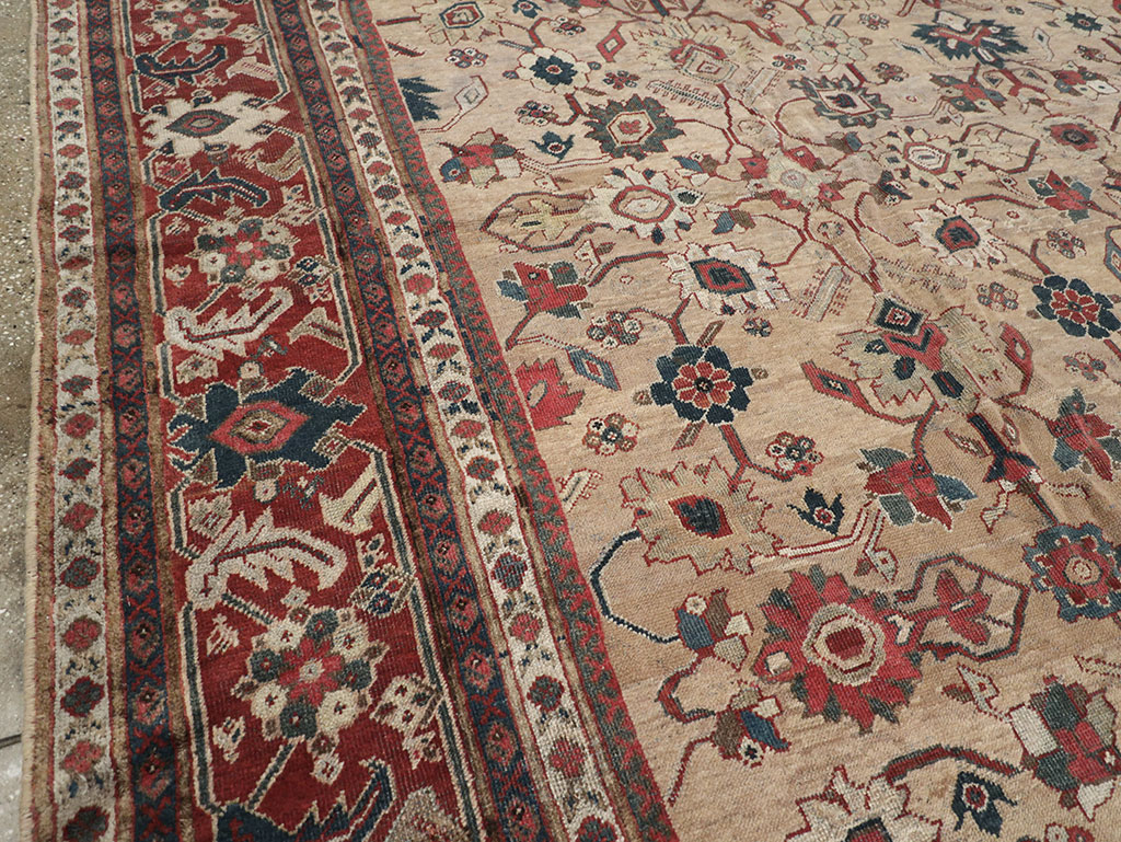 Antique Persian Mahal Carpet, No.16950 - Staging