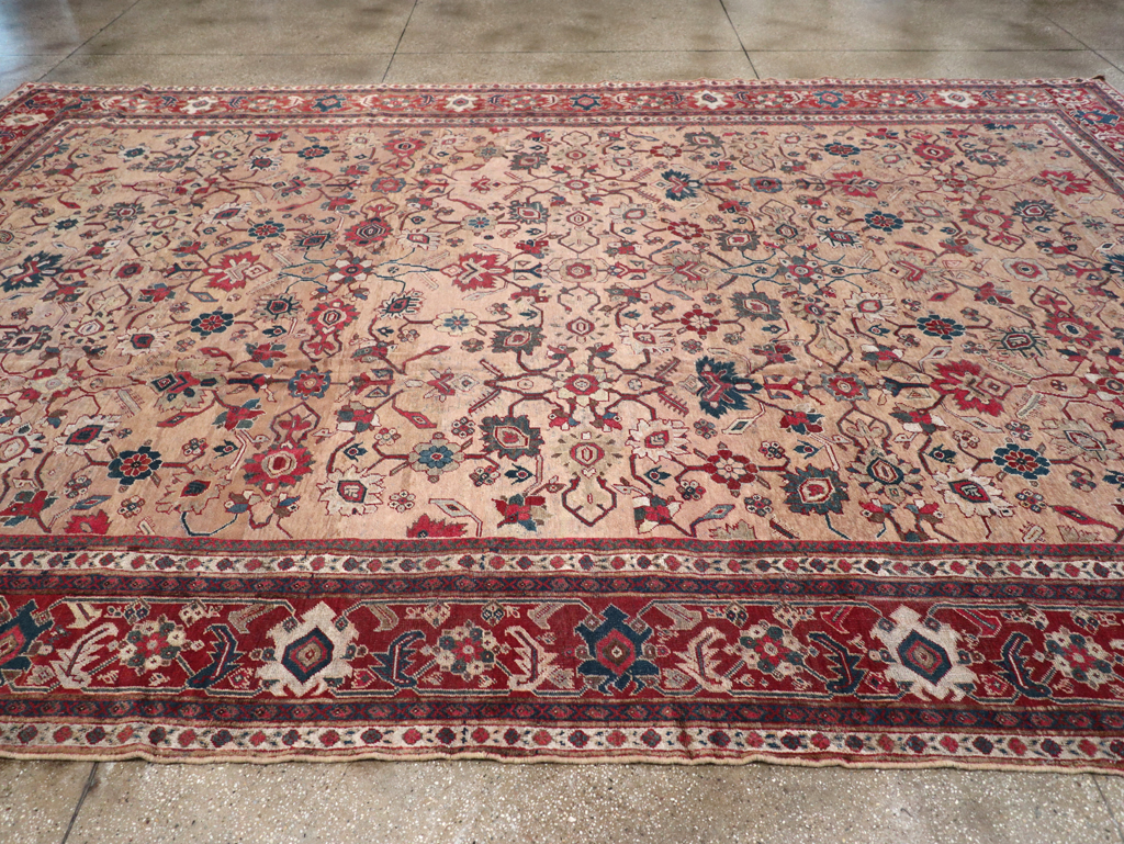 Antique Persian Mahal Carpet, No.16950 - Staging
