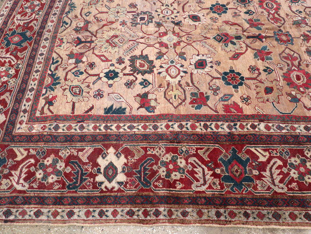 Antique Persian Mahal Carpet, No.16950 - Staging