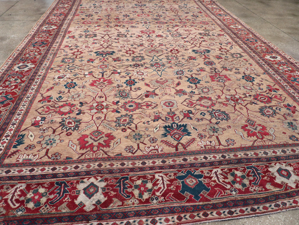 Antique Persian Mahal Carpet, No.16950 - Staging