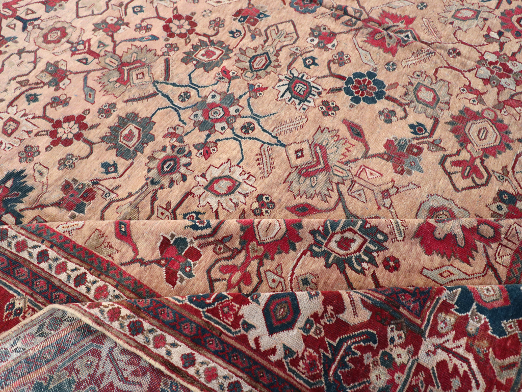 Antique Persian Mahal Carpet, No.16950 - Staging