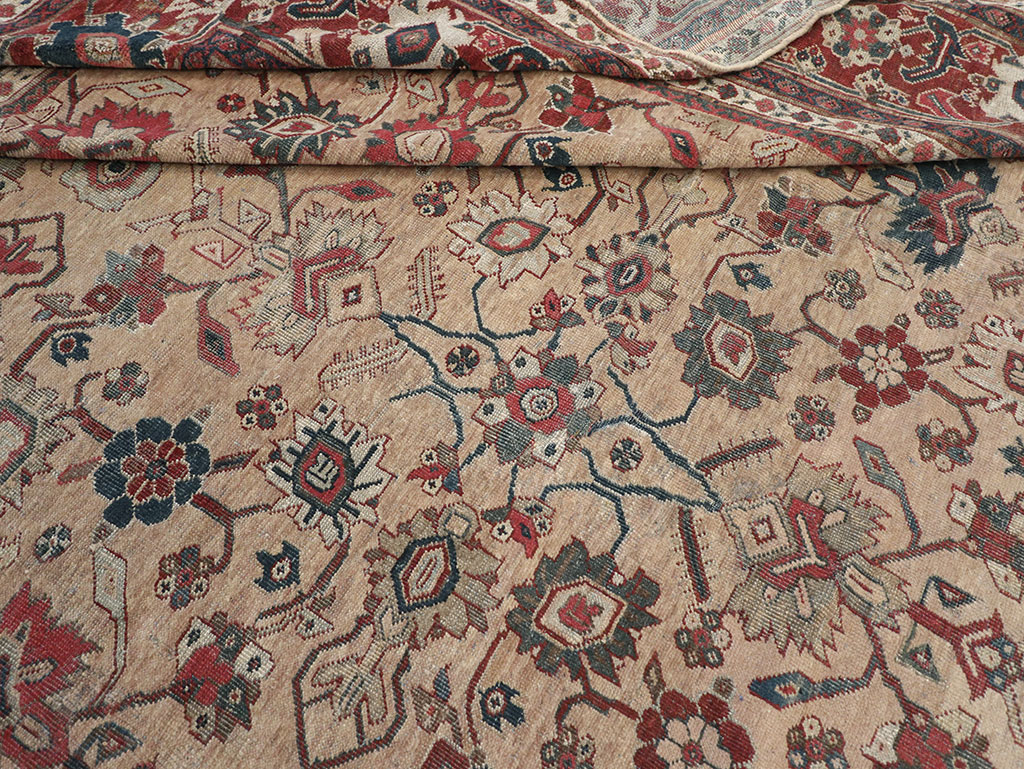 Antique Persian Mahal Carpet, No.16950 - Staging