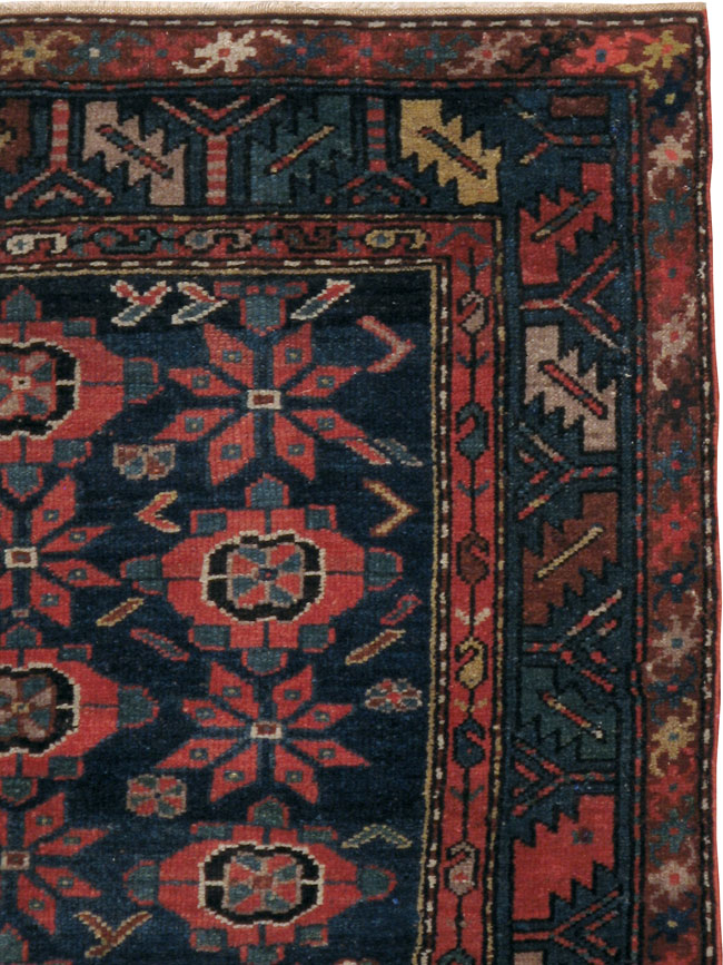 Antique Persian Malayer Rug, No.16954 - Staging