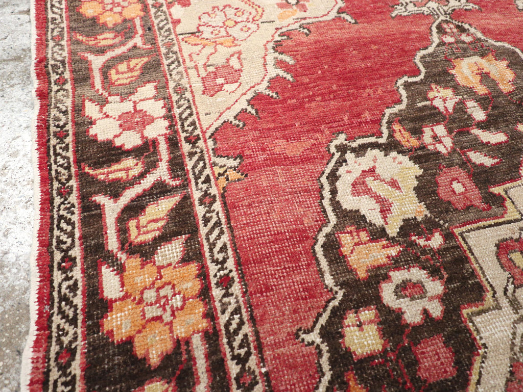 Antique Turkish Oushak Carpet, No.16975 - Staging