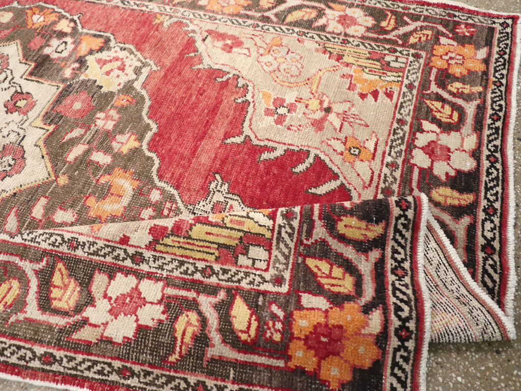 Antique Turkish Oushak Carpet, No.16975 - Staging