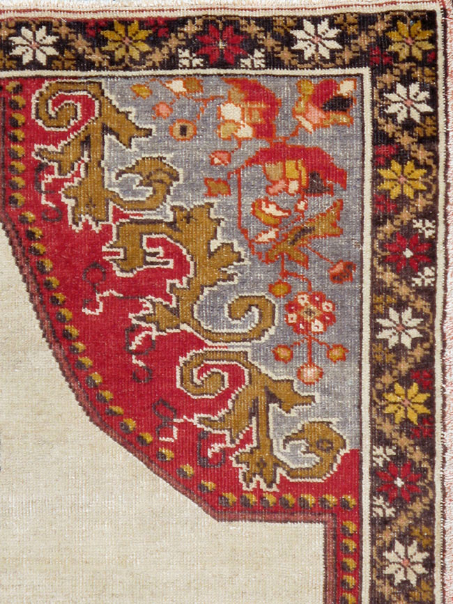 Vintage Turkish Oushak Rug, No.16982 - Staging