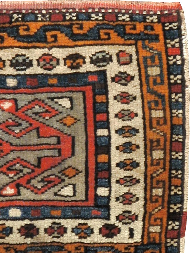 Antique Persian Kurdish Rug (Pair: 2 of 2), No.16995 - Staging