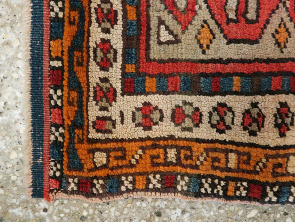 Antique Persian Kurdish Rug (Pair: 2 of 2), No.16995 - Staging