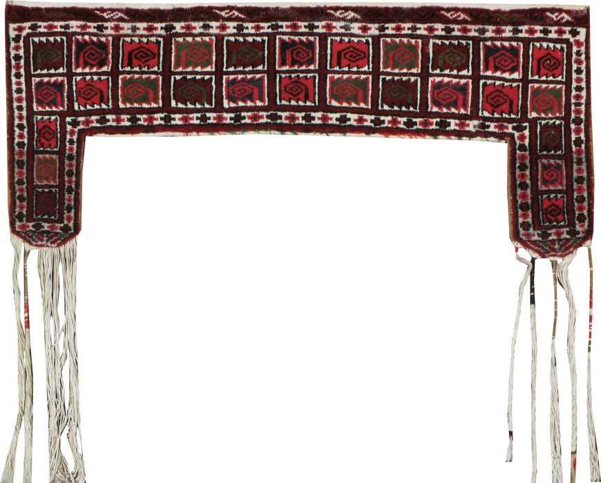 Vintage Central Asia Bokhara Door Surround, No.16998 - Staging