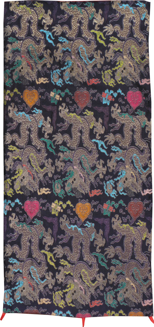 Burmese High Relief Richly Embroidered Tapestry, No.17001 - Staging