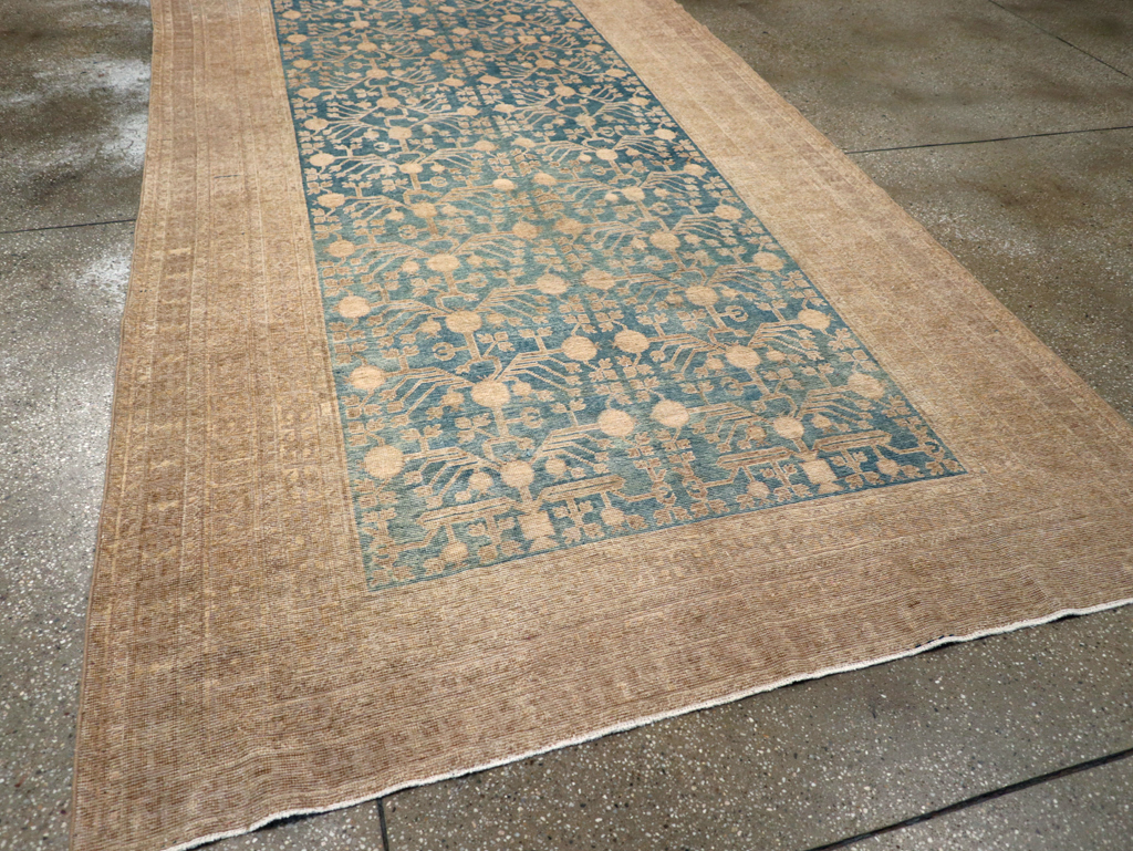 Antique East Turkestan Khotan Carpet, No.17023 - Staging