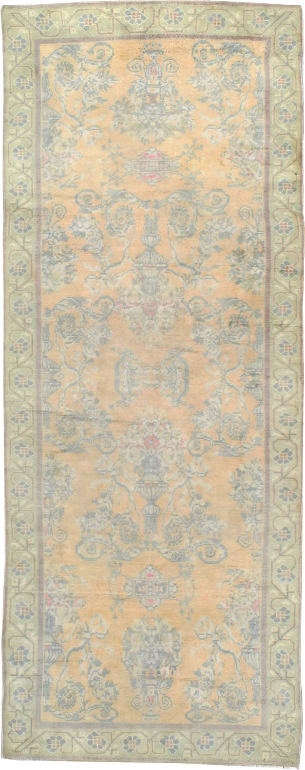 Vintage Indian Cotton Agra Wide Gallery Runner , No.17048 - Staging