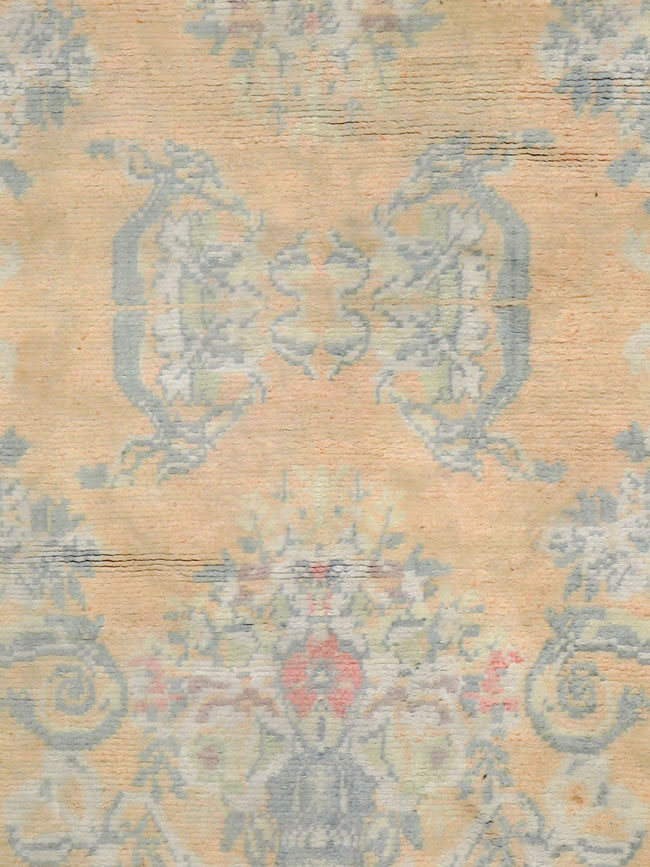 Vintage Indian Cotton Agra Wide Gallery Runner , No.17048 - Staging