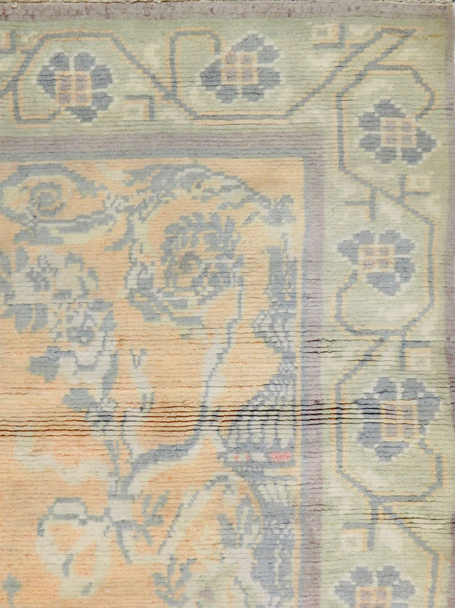 Vintage Indian Cotton Agra Wide Gallery Runner , No.17048 - Staging