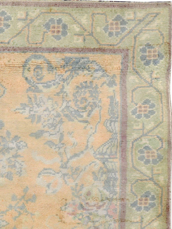Vintage Indian Cotton Agra Wide Gallery Runner , No.17048 - Staging