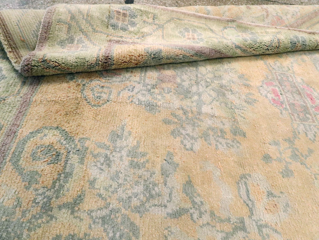 Vintage Indian Cotton Agra Wide Gallery Runner , No.17048 - Staging