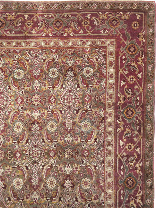Antique Indian Agra Carpet, No.17050 - Staging