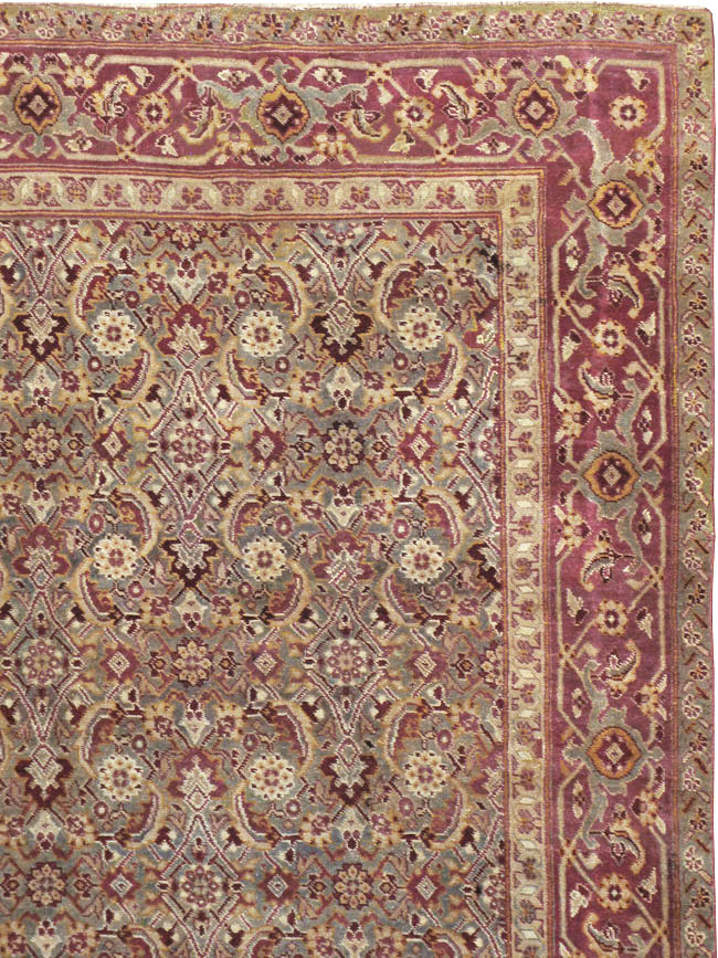 Antique Indian Agra Carpet, No.17050 - Staging