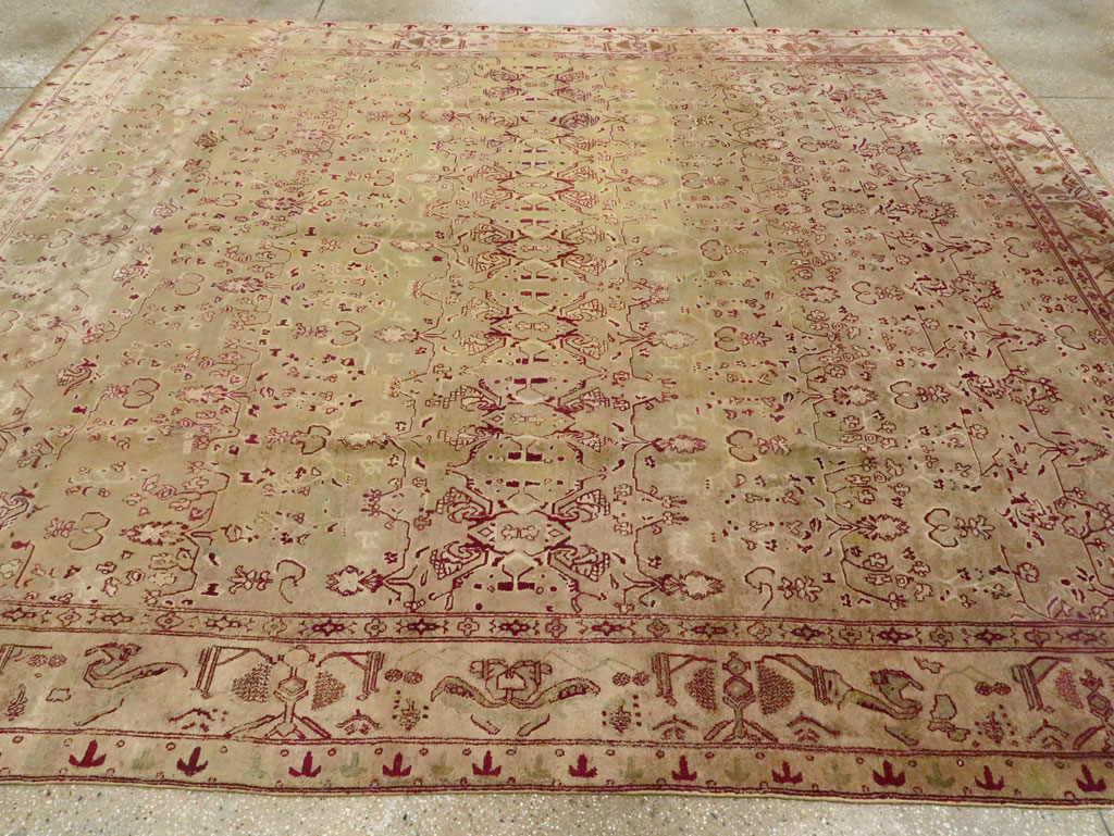 Antique Indian Agra Carpet, No.17051 - Staging