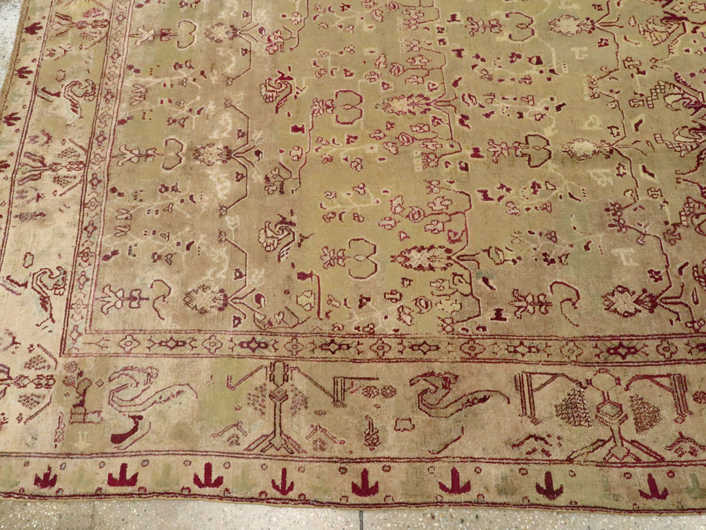 Antique Indian Agra Carpet, No.17051 - Staging
