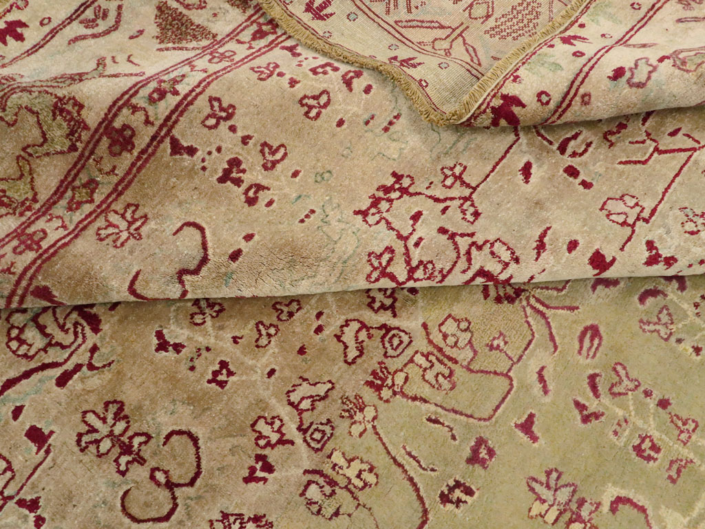 Antique Indian Agra Carpet, No.17051 - Staging