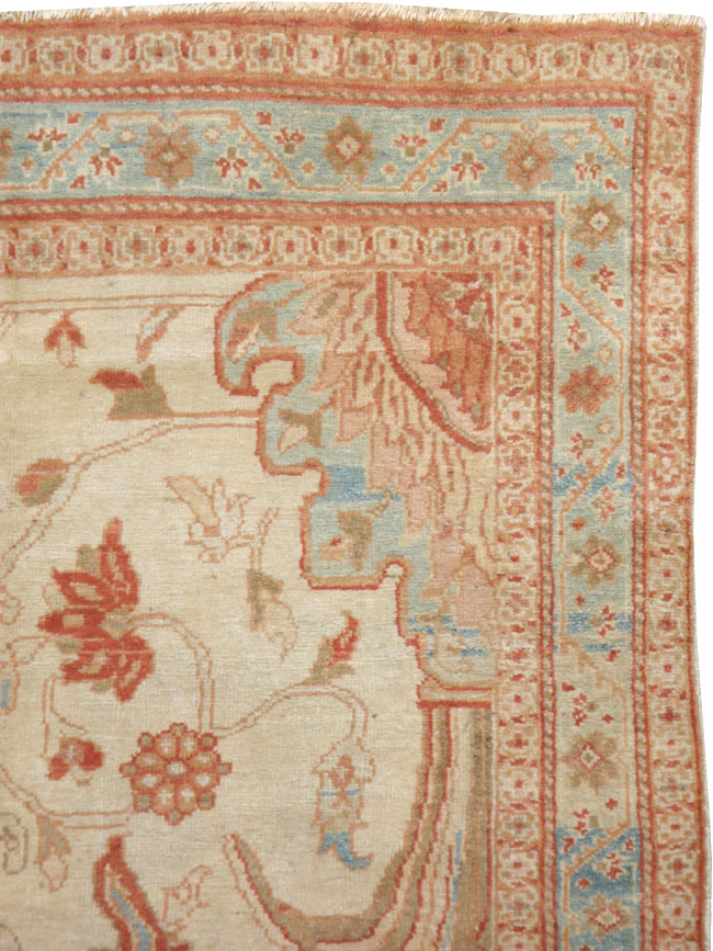 Antique Persian Sultanabad Rug, No.17055 - Staging
