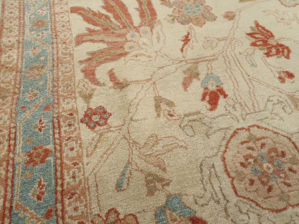 Antique Persian Sultanabad Rug, No.17055 - Staging