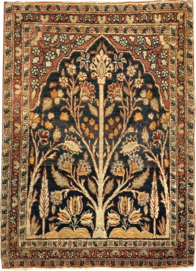 Antique Persian Tabriz Hagi Jalili Rug, No.17058 - Staging