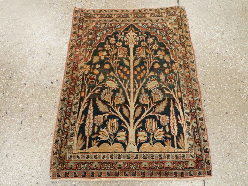 Antique Persian Tabriz Hagi Jalili Rug, No.17058 - Staging
