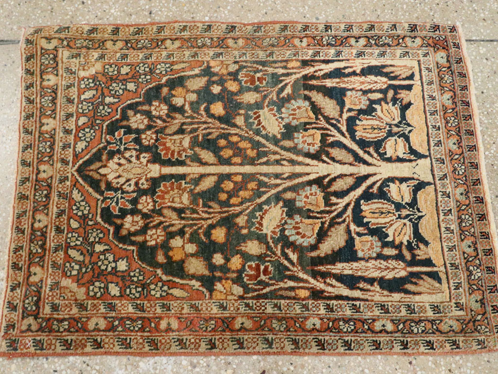 Antique Persian Tabriz Hagi Jalili Rug, No.17058 - Staging