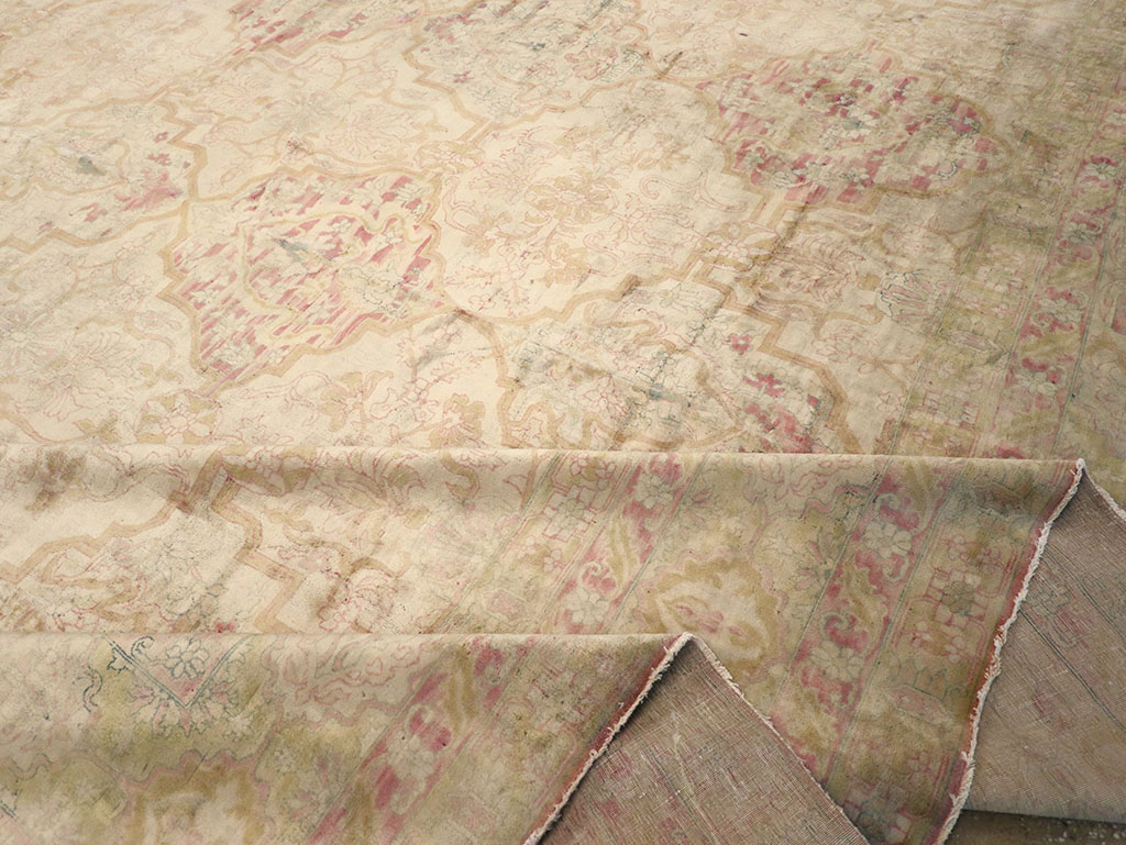 Antique Indian Lahore Carpet, No.17060 - Staging