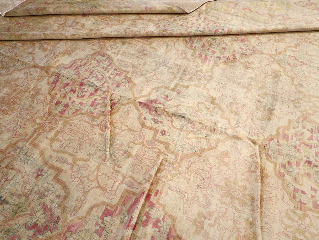 Antique Indian Lahore Carpet, No.17060 - Staging