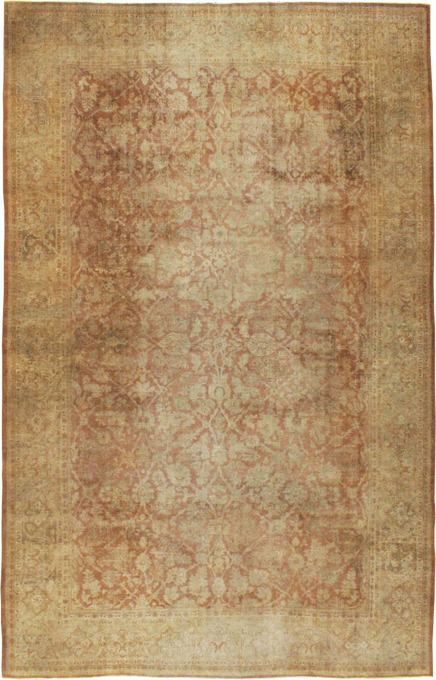 Antique Persian Mahal Carpet, No.17073 - Staging