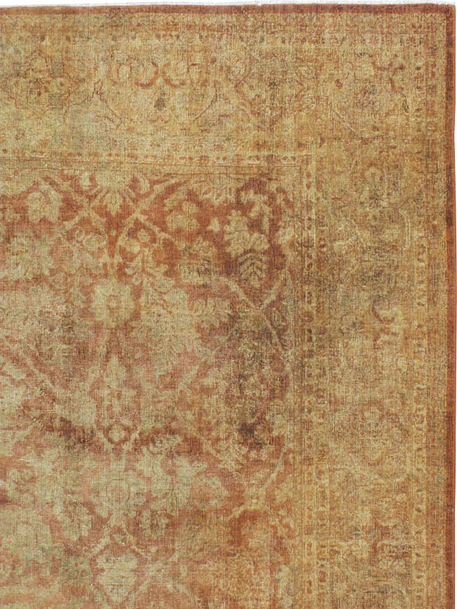 Antique Persian Mahal Carpet, No.17073 - Staging