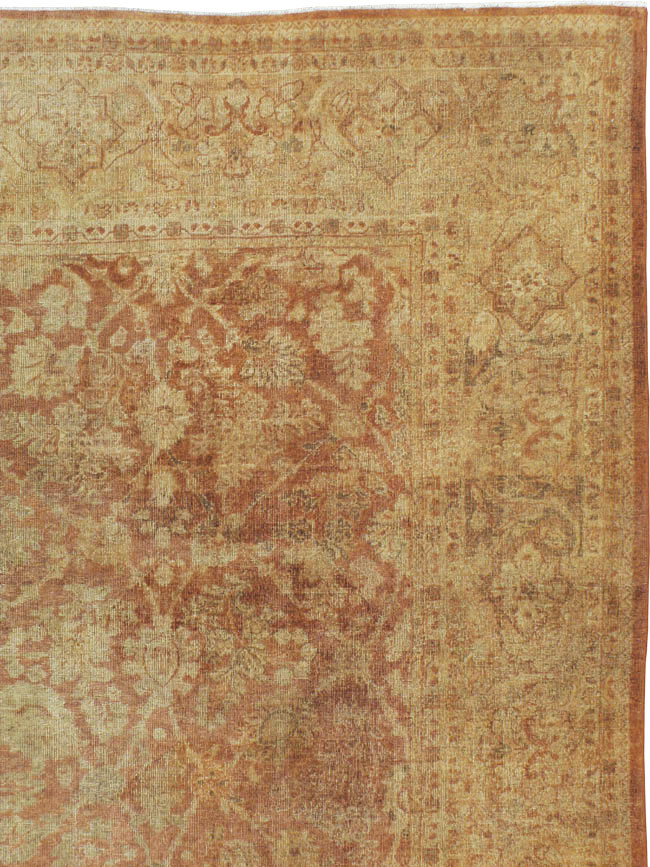 Antique Persian Mahal Carpet, No.17073 - Staging
