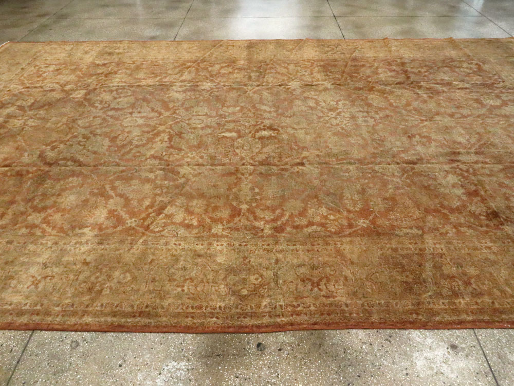 Antique Persian Mahal Carpet, No.17073 - Staging