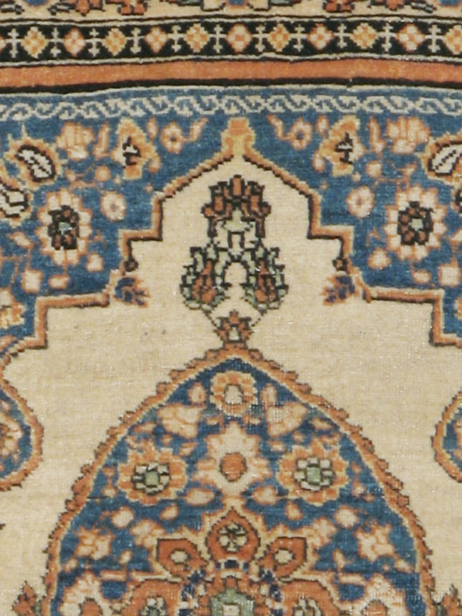 Antique Persian Tabriz Hagi Jalili Rug, No.17076 - Staging