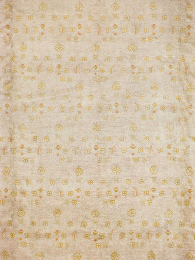 Antique Turkish Oushak Carpet, No.17077 - Staging