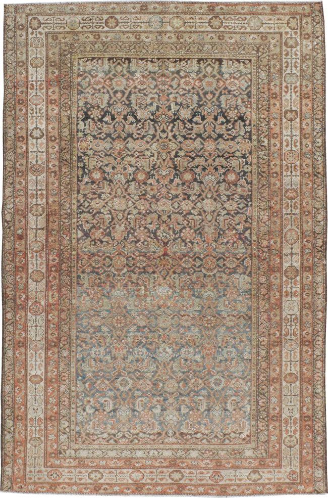 Vintage Persian Malayer Rug, No.17106 - Staging