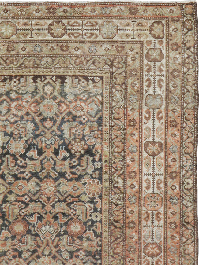 Vintage Persian Malayer Rug, No.17106 - Staging