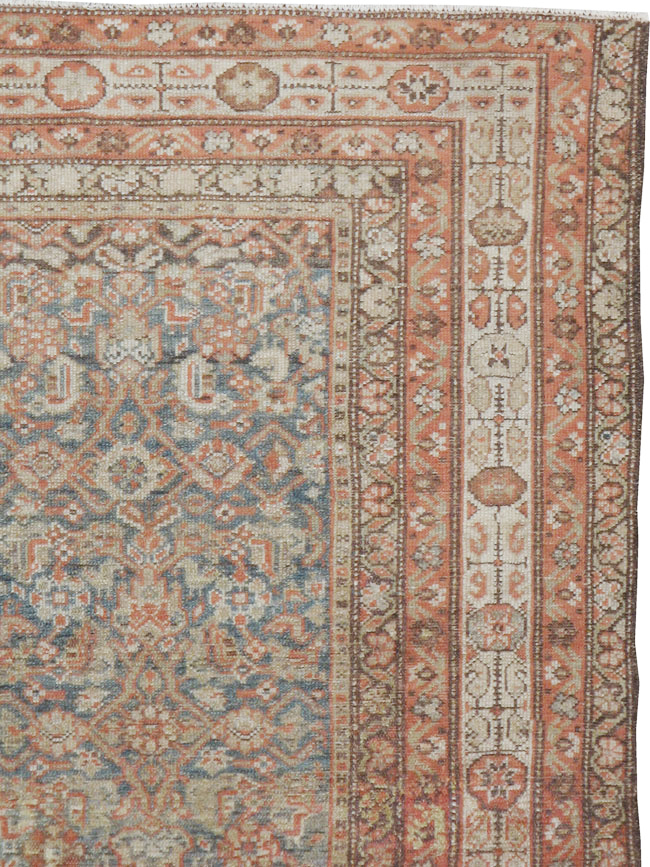 Vintage Persian Malayer Rug, No.17106 - Staging