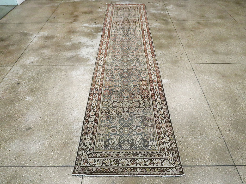 Vintage Persian Malayer Runner, No.17109 - Staging