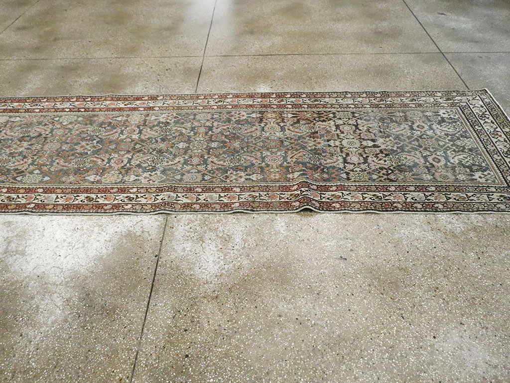 Vintage Persian Malayer Runner, No.17109 - Staging