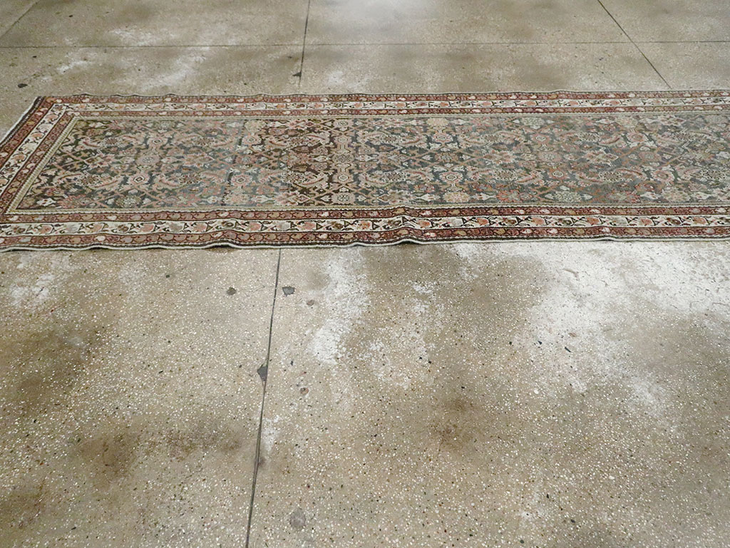 Vintage Persian Malayer Runner, No.17109 - Staging