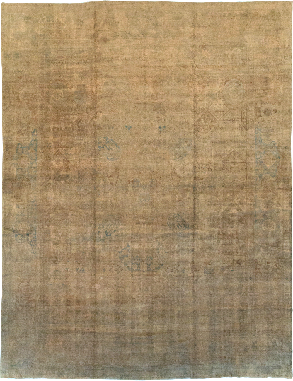 Antique Persian Lavar Kerman Carpet, No.17126 - Staging